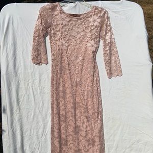 Jolie Moi peach bodycon